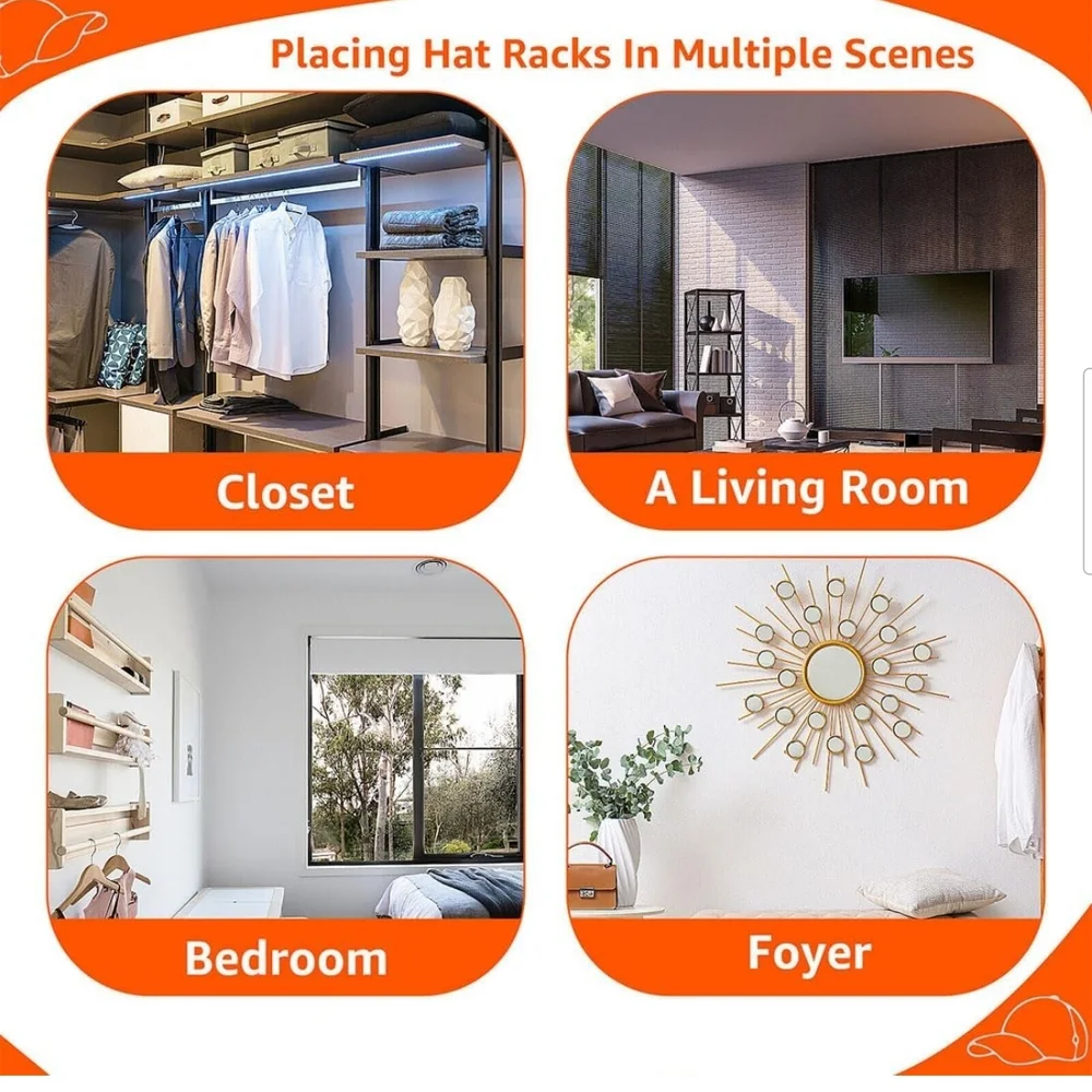 2 Pcs Transparent Acrylic Hat Organizer (39)